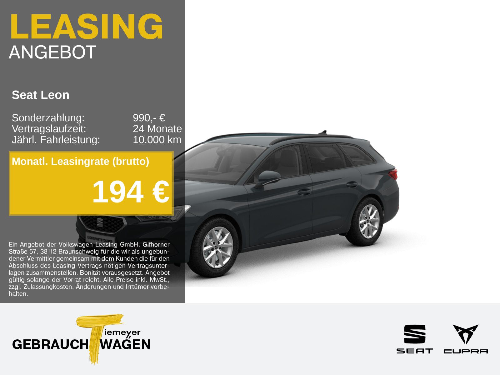 Seat Leon Sportstourer 2.0 TDI DSG STYLE NAVI AHK ACC