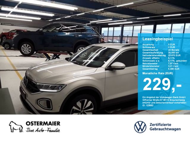 Volkswagen T-Roc MOVE 1.0TSI 110PS 5J-G.NAVI+VC.2xPDC.LED.A