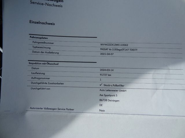 Fahrzeugabbildung Volkswagen Passat Variant/R-Line/Virtual/Pano/Navi/LED/AHK/