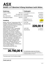 Mitsubishi ASX Basis 1.0T *LED*CARPLAY*KAMERA*PDC* - Mitsubishi ASX in Dortmund