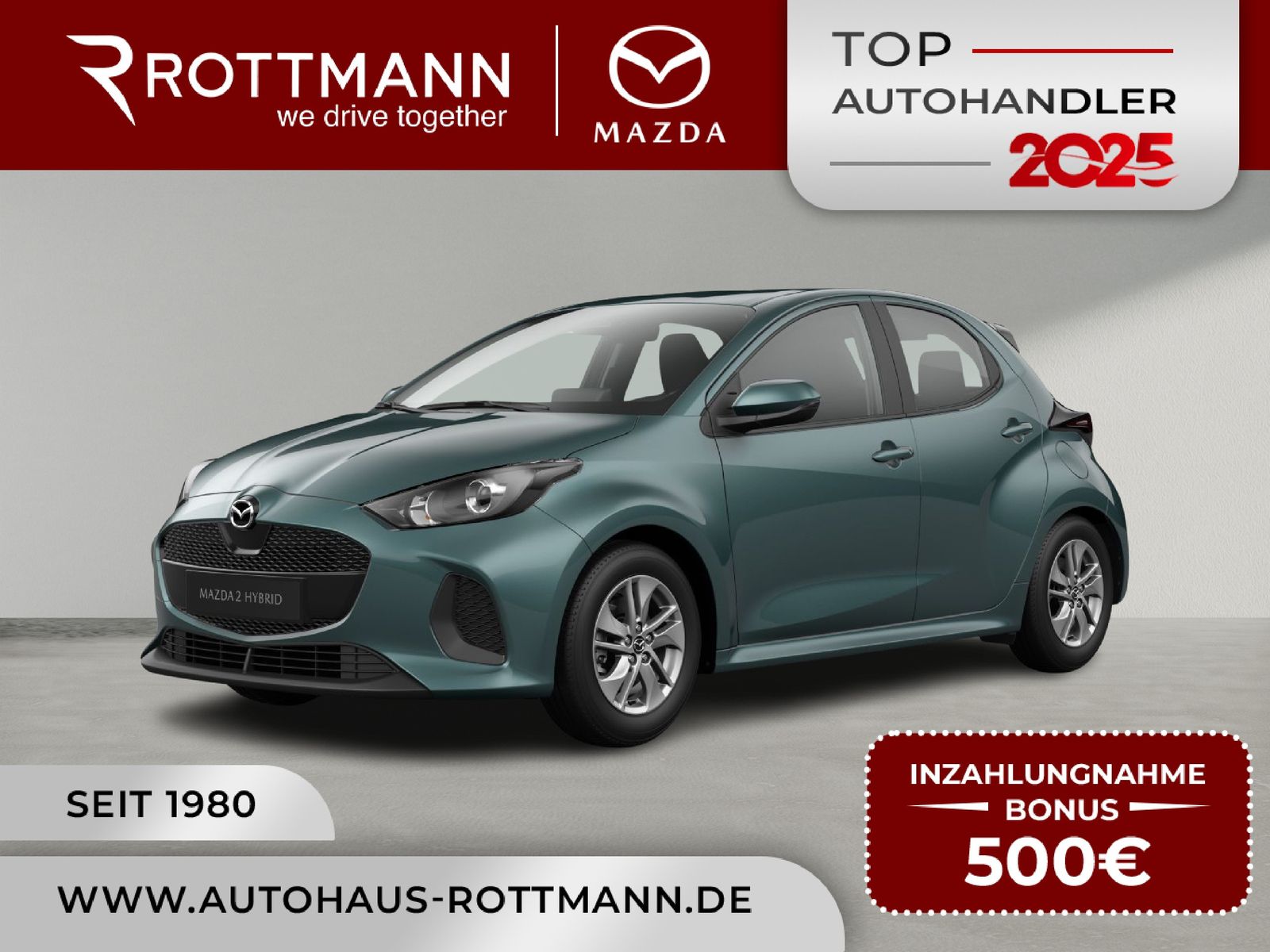 Mazda 2 Hybrid 2026 1.5L VVT-i 116PS Aut. PRIME-Line