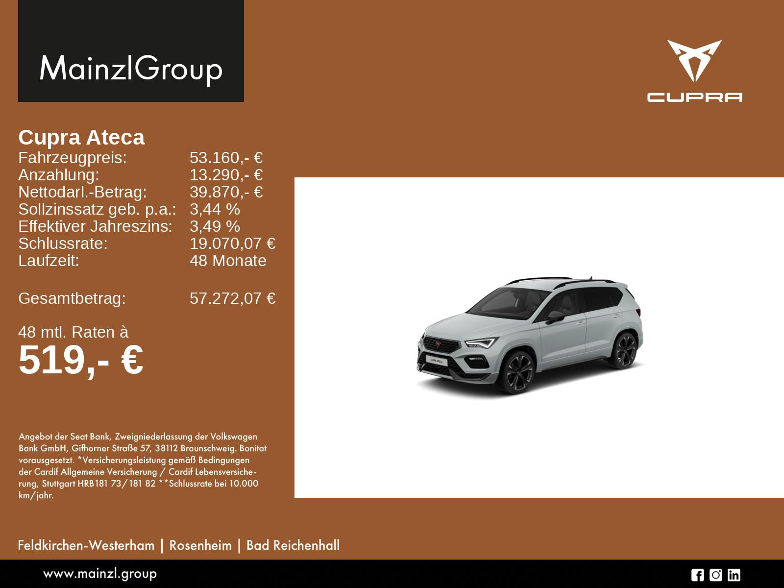 Cupra Ateca 2.0 TSI 140 kW (190 PS) 7-Ga