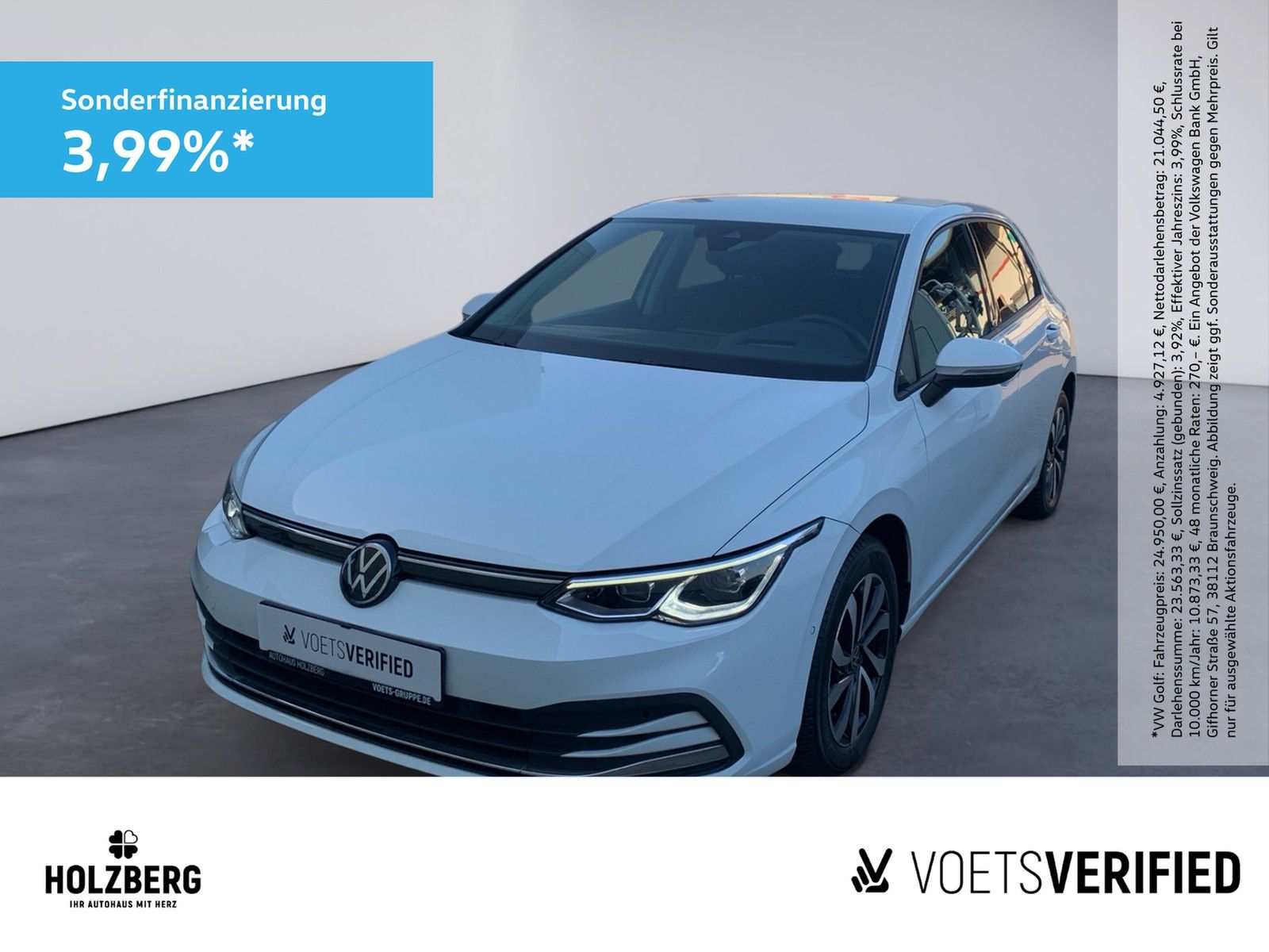 Volkswagen Golf 1.5 TSI Active STHZ+NAVI+ACC