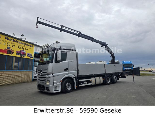 Mercedes-Benz Actros 2542, Baustoff, 6x2, Atlas120.2 E- A3L