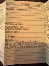 Volkswagen Jubi-Käfer 1200 L wunderbarer Zustand  - gebrauchte VW Käfer aus dem Jahr 1985