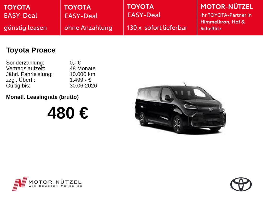 Toyota Proace Verso L1 Teamplayer