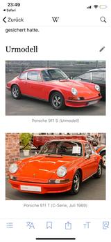 Porsche 911 T 2.0 BJ 69  - Porsche aus 1969: 911