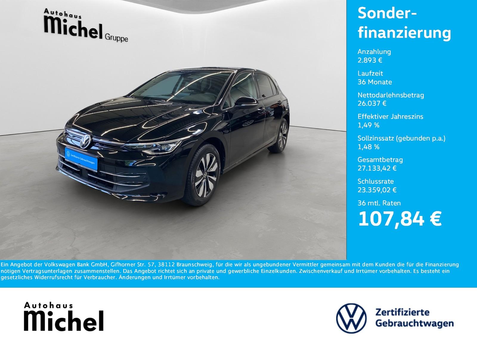Volkswagen Golf 8 eTSI DSG Goal LED-Plus Navi AHK Kamera