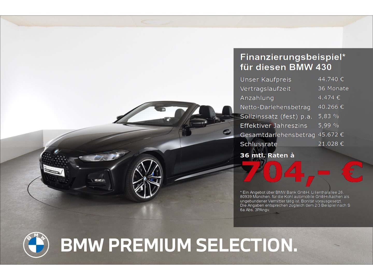 BMW 430 i xDrive Cabrio M Sport Laserlicht Harman Ka foto 1