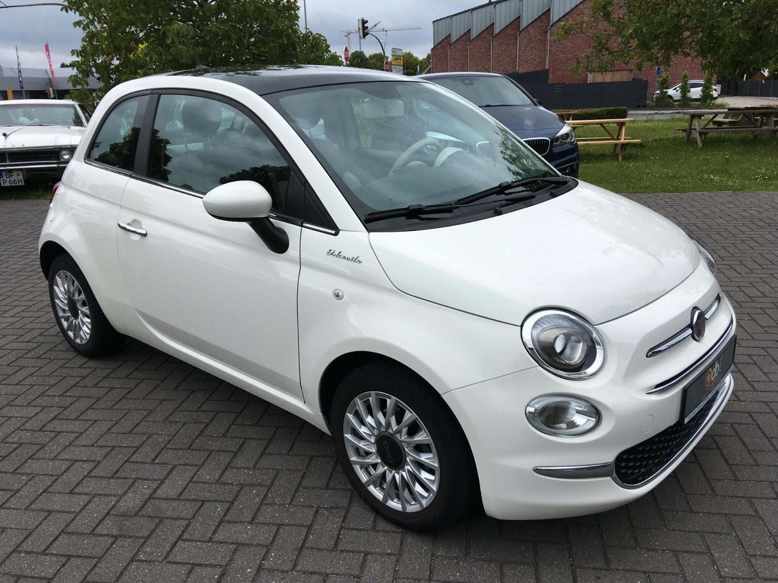 Fiat 500 Dolcevita Panorama, T-Leder, Alu, Tempomat