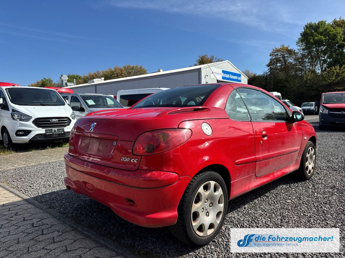 Fahrzeugabbildung Peugeot 206 Cabriolet CC El. Verdeck Sportsitze*EXPORT