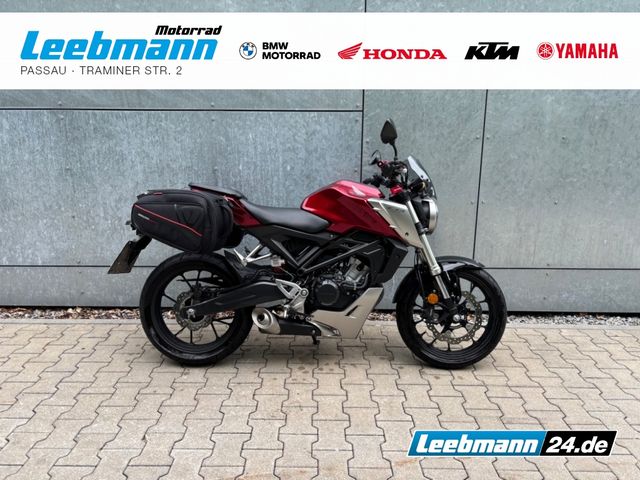 Honda CB 125 R, Koffer, Windschild