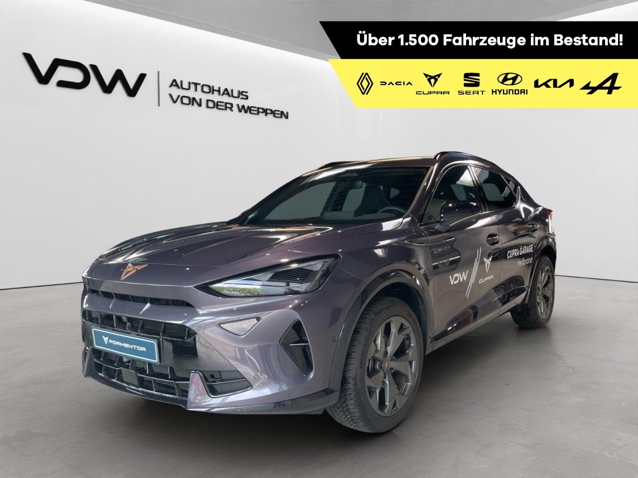 Cupra Formentor eTSI DSG Allwetterreifen Navi Top View