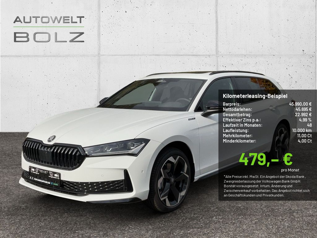 Superb Combi Sportline 4x4 2.0 TDI AHK 360° PANO