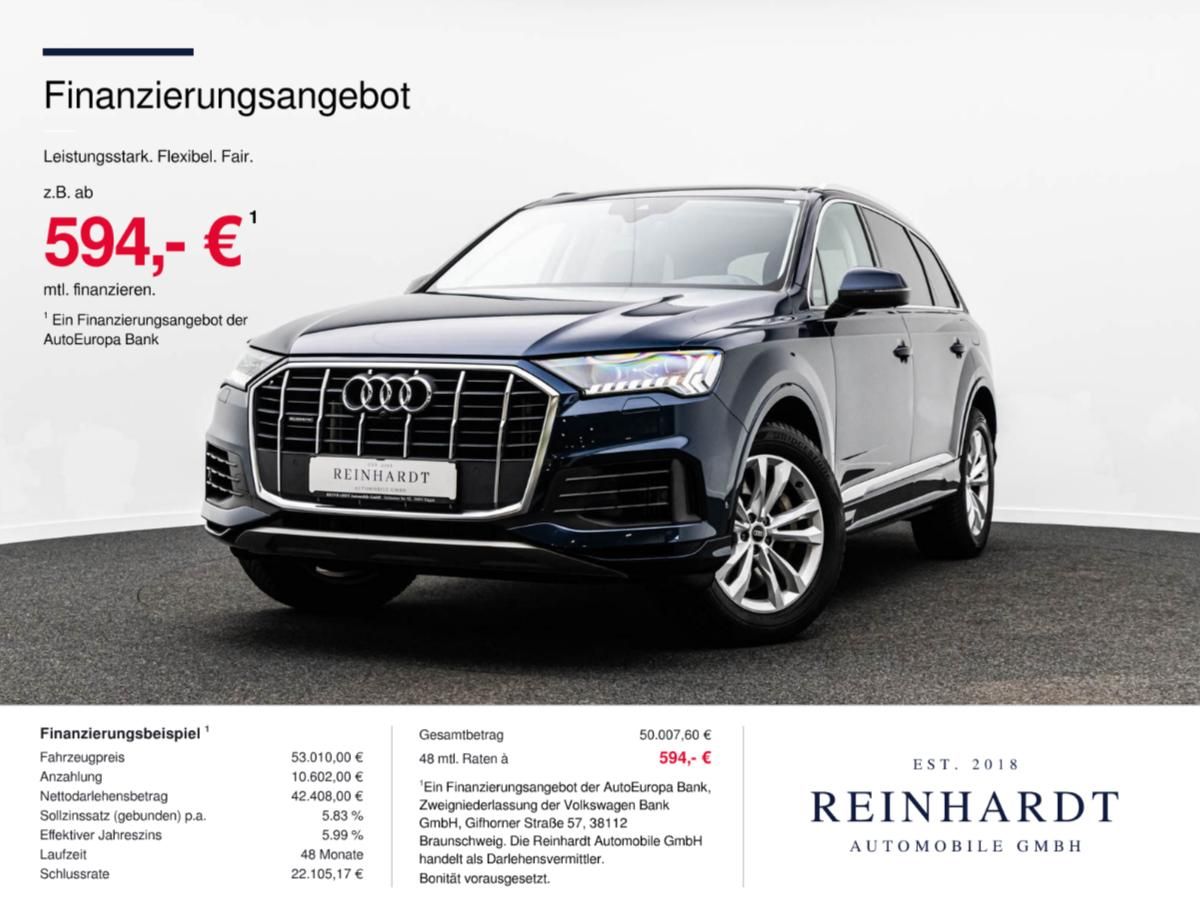 Audi Q7 55TFSIe Q LASER/TEMPOMAT/360°/SIDE/CARPL./SHZ