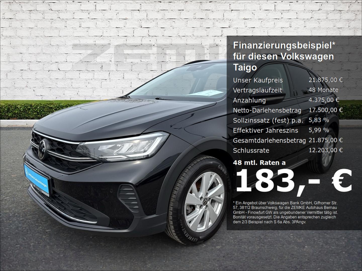 Volkswagen Taigo 1.0 TSI DSG Life Digitales Cockpit LED 2-Z