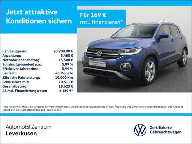 Volkswagen T-Cross TSI Style DSG LED KAMERA PDC KLIMA