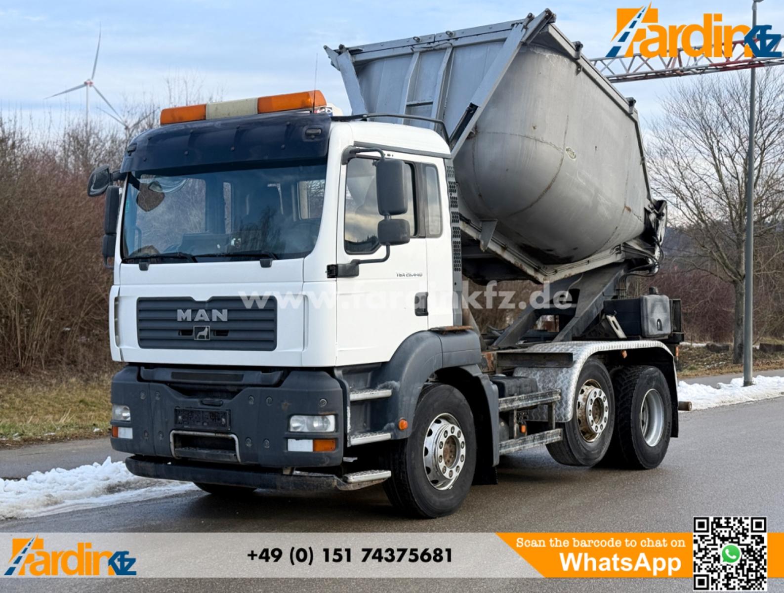 MAN TGA 26.440 Euro4 * ASPHALTBIRNE * BL * Lenkachse