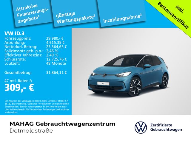 VW ID.3 MOVE Pro 150 kW LED Navi ParkAssist+RearVie