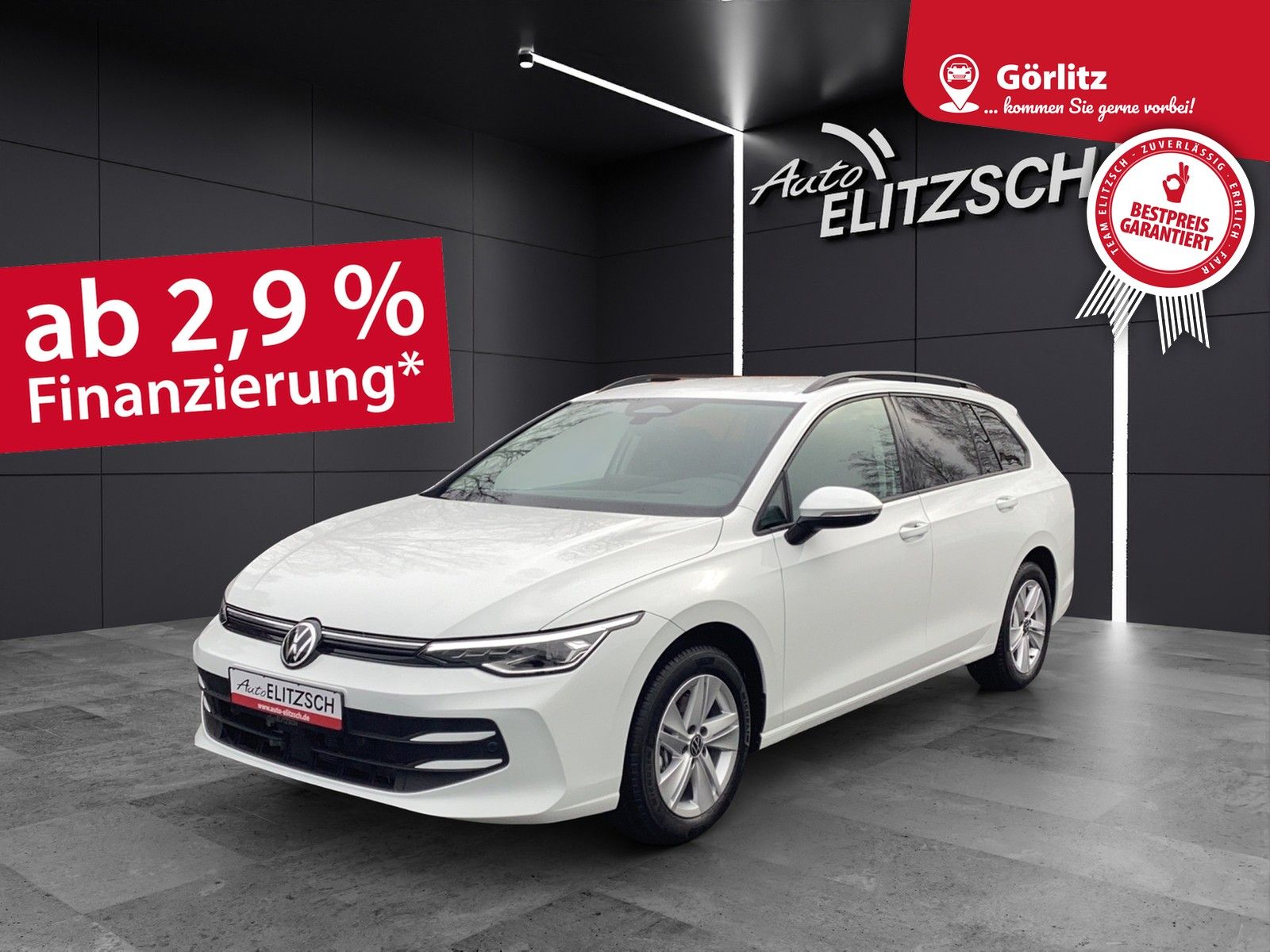 Fahrzeugabbildung Volkswagen Golf VIII Variant Life TDI DSG LED+ Navi ACC AHK