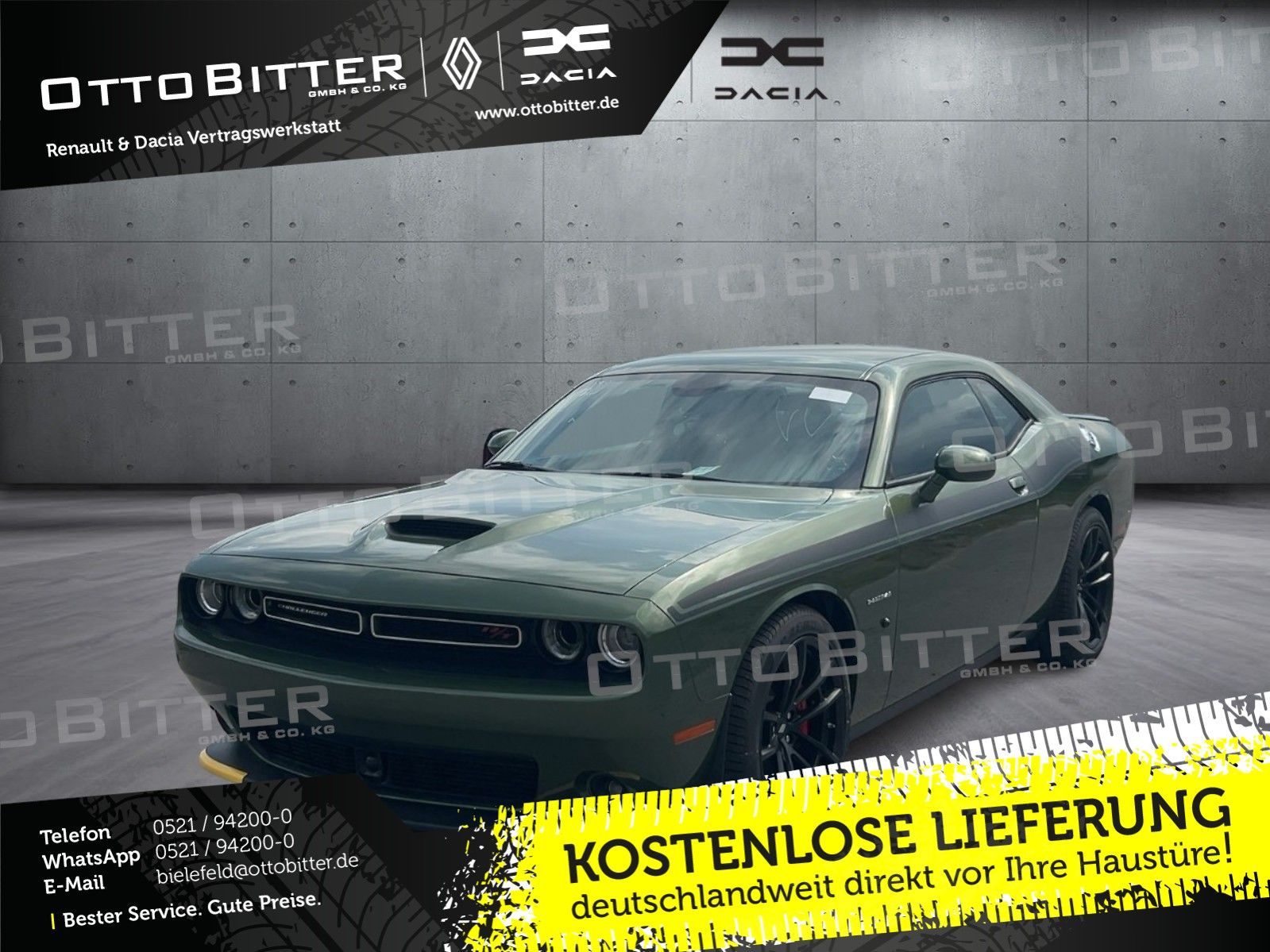 Dodge Challenger R/T 5.7L V8 RT BLACK/PERFORMANCE/VOLL