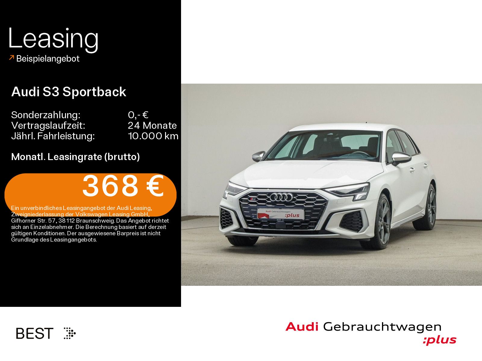 Audi S3 2024, 2.0 benzīns, Automāts, Sedans, Balts — Latvijā
