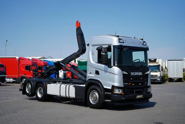 Scania G 500 · XT · ACC · E 6 · HAKOWIEC · OŚ SKRĘTNA ·