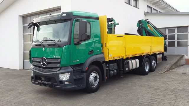 Mercedes-Benz Antos 2540 Palfinger-Kran PK 33002 Jib 26m Funk