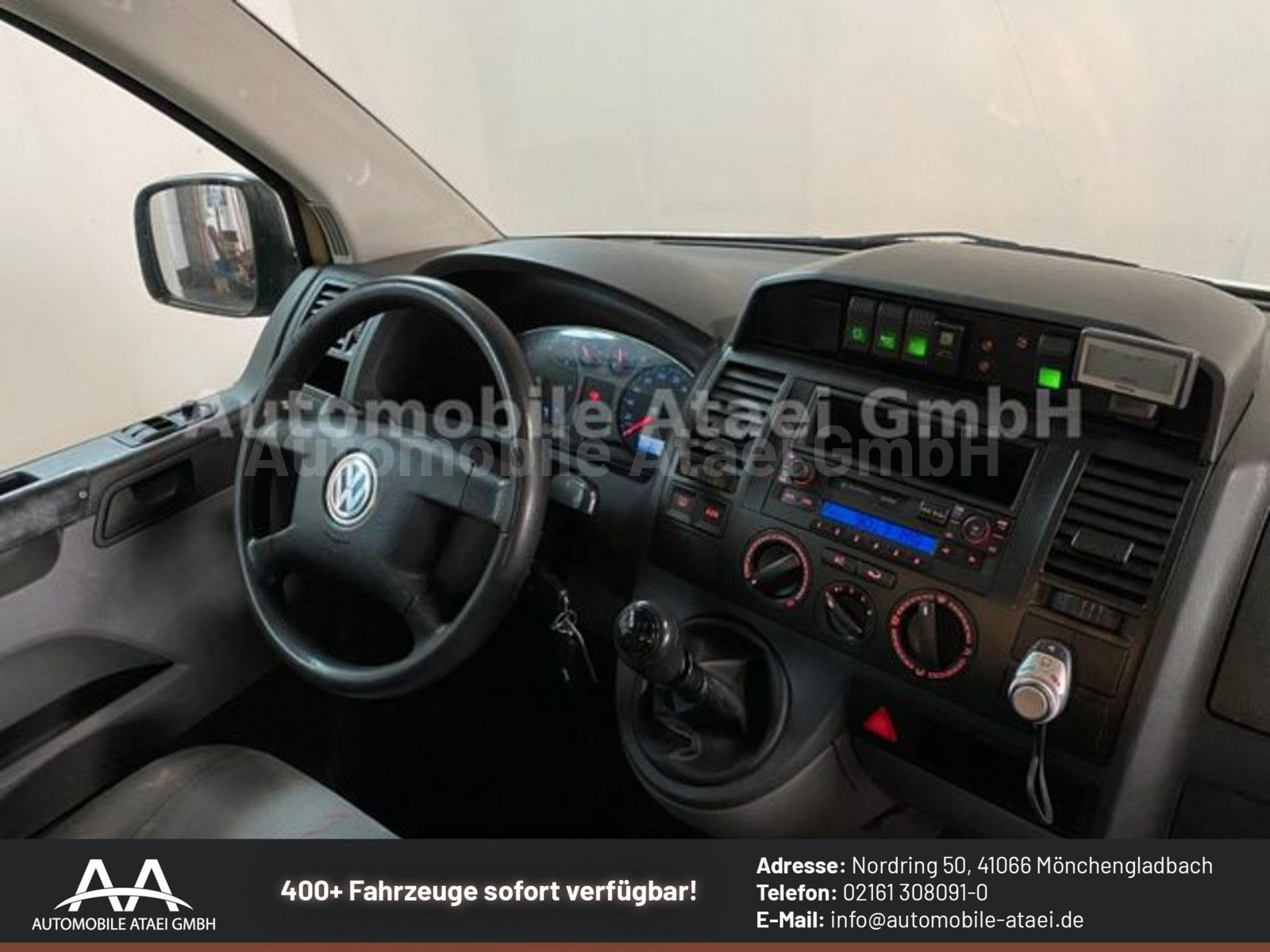Fahrzeugabbildung Volkswagen T5 Transporter 2.5 TDI *KTW* 1.Hand+ Klima 9558