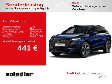 Audi Leasingangebot: Audi Q4 e-tron 45/ Standklima, Navi, CarPlay,LED, AHK