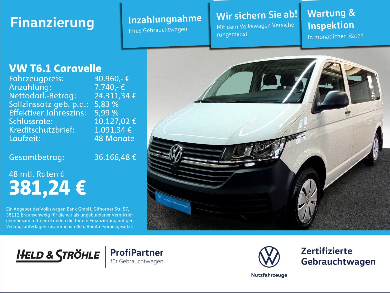 Volkswagen T6.1 Caravelle 2.0 TDI 9SITZE PDC 3Z-CLIMATRONIC