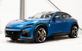 Ferrari Purosangue V12 4WD -BLU MIRABEAU-PANO-PROD25- - blaue Ferrari Purosangue
