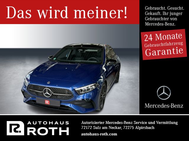 Mercedes-Benz A 250 4M Limousine AMG Night Pano-Dach 19"-LMR