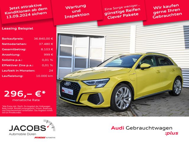 Audi A3 Sportback 40TFSIe S line/S-Sitze/Navi+/LED/VC