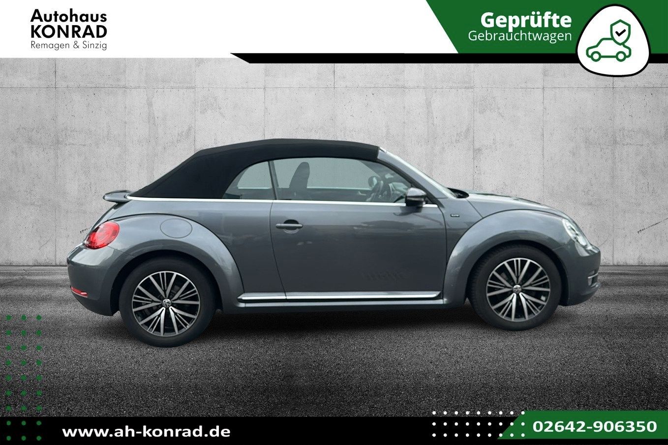 Fahrzeugabbildung Volkswagen BeetleCabriolet AllstarBMT1,2 *R CAM*WINDSCHOTT*