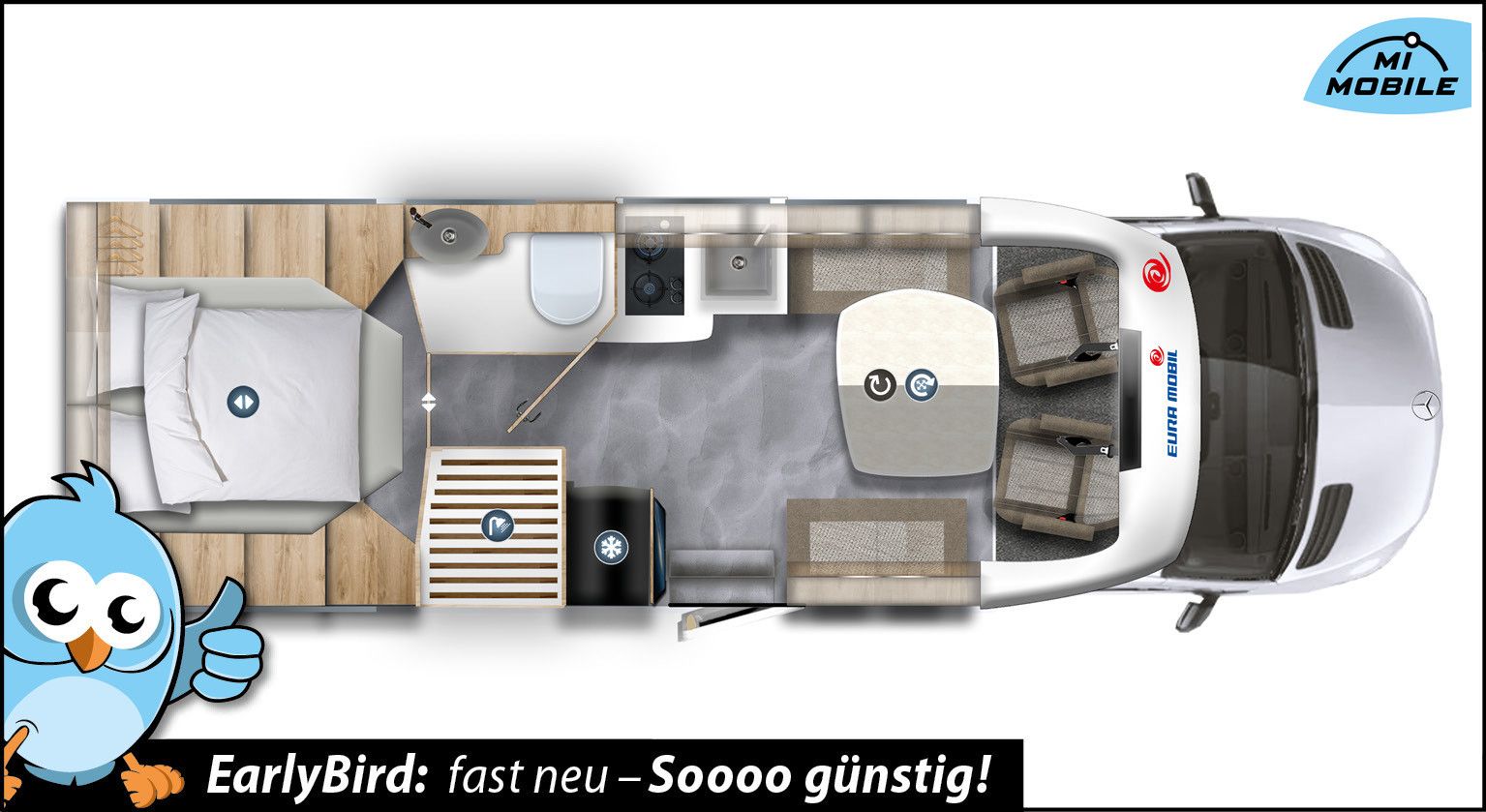Fahrzeugabbildung Eura Mobil Profila T 726 QF *Early Bird Aktion 2026*