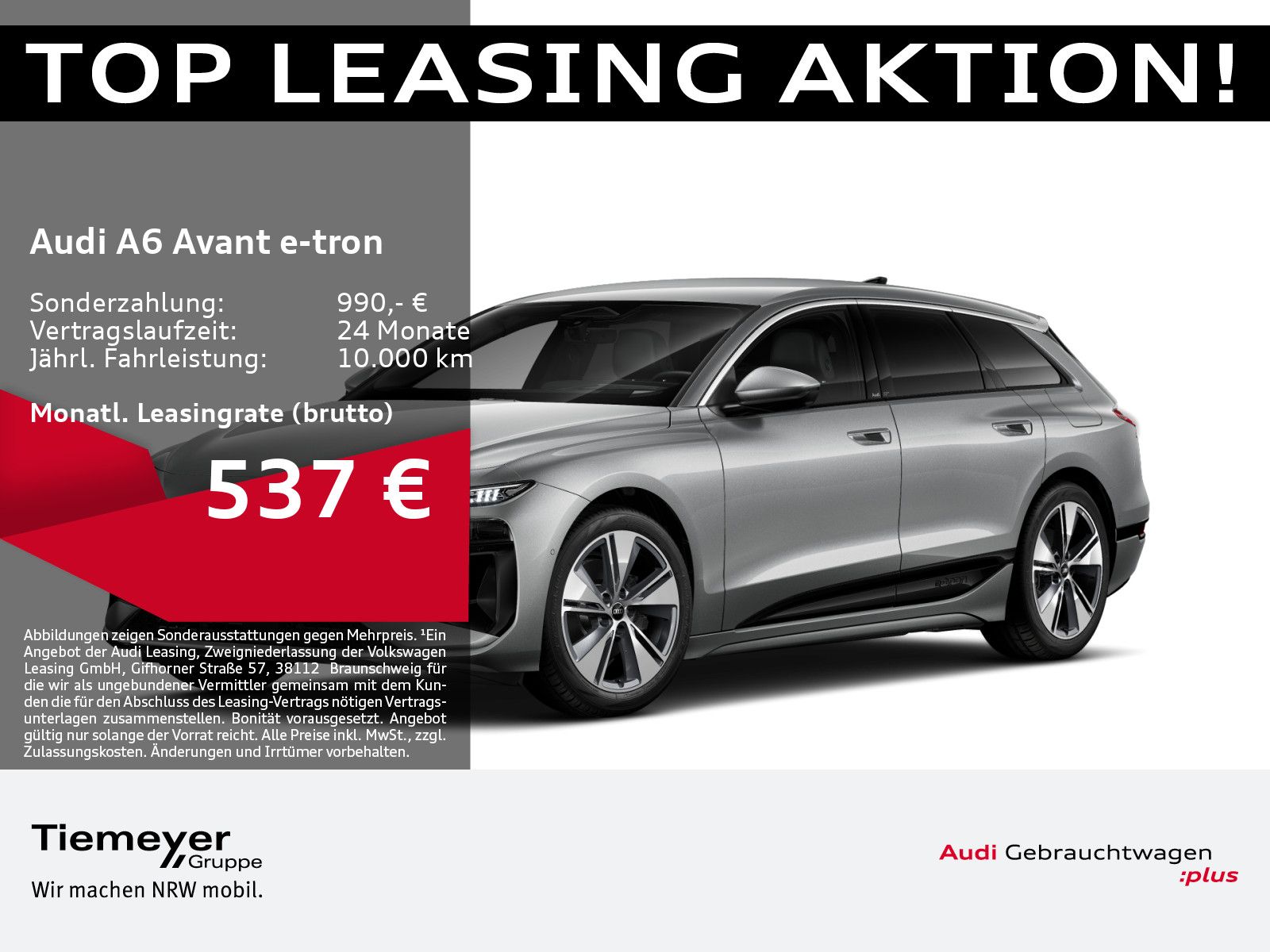 Audi A6 Avant e-tron LEDER LM20 AHK B&O