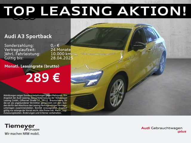 Audi A3 Sportback 45 TFSIe 2 x S LINE LED LEDER AHK L