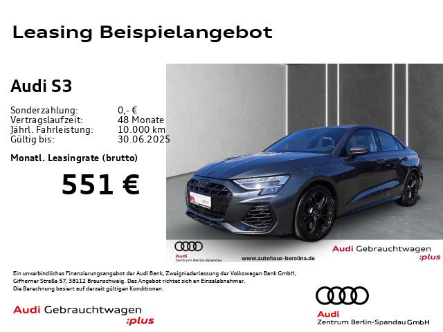 AUDI S3 Lim. *NAV+*Opt.-Schwarz+*Virt.C+*PDC+*SHZ*
