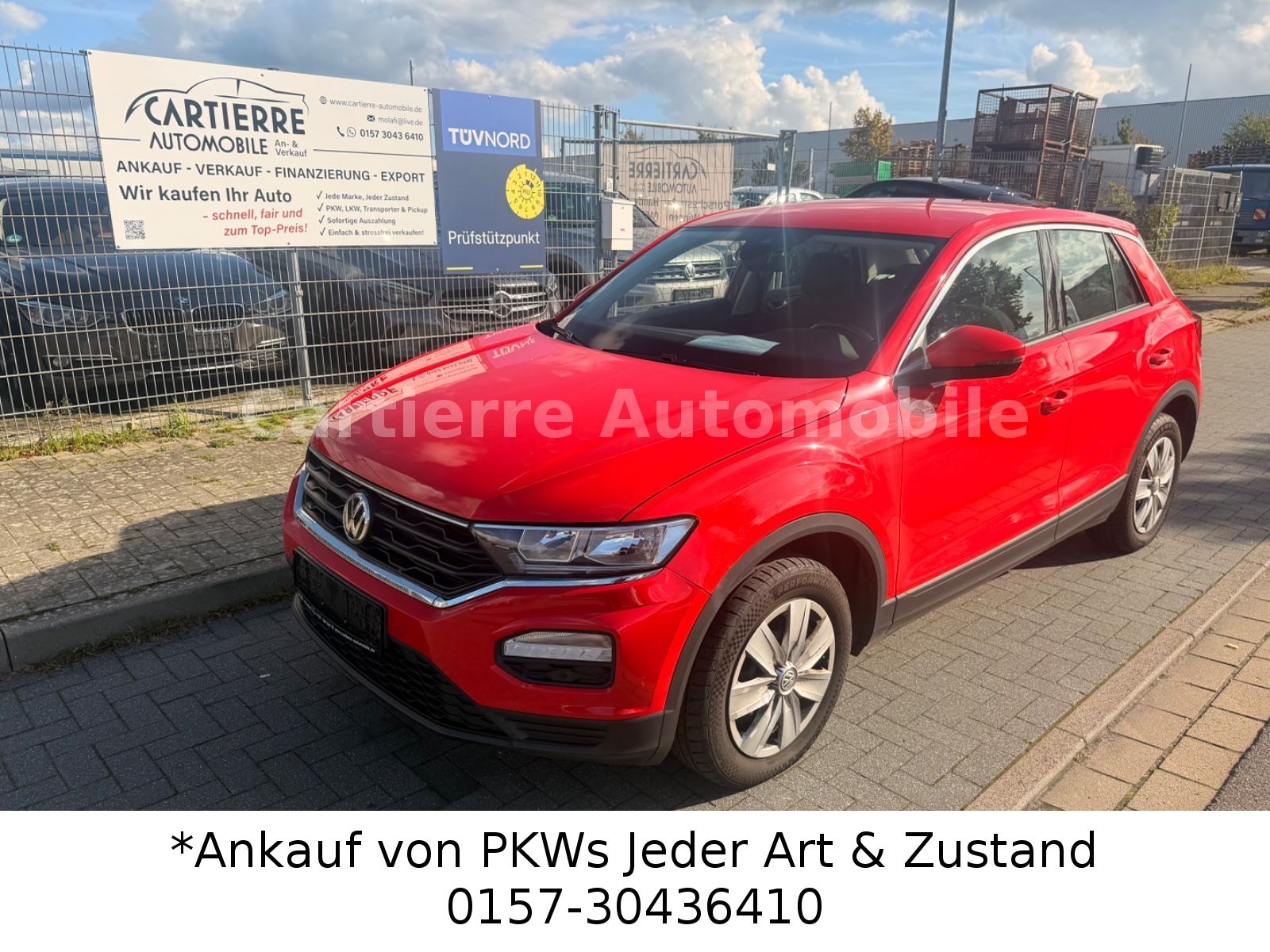 VW T-Roc 1,6 TDi 2.Hand EURO6d-Temp NAVI AHK ACC