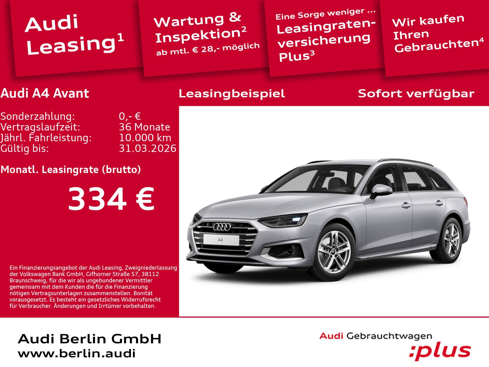 Audi A4 Avant Advanced 30 TDI S tronic