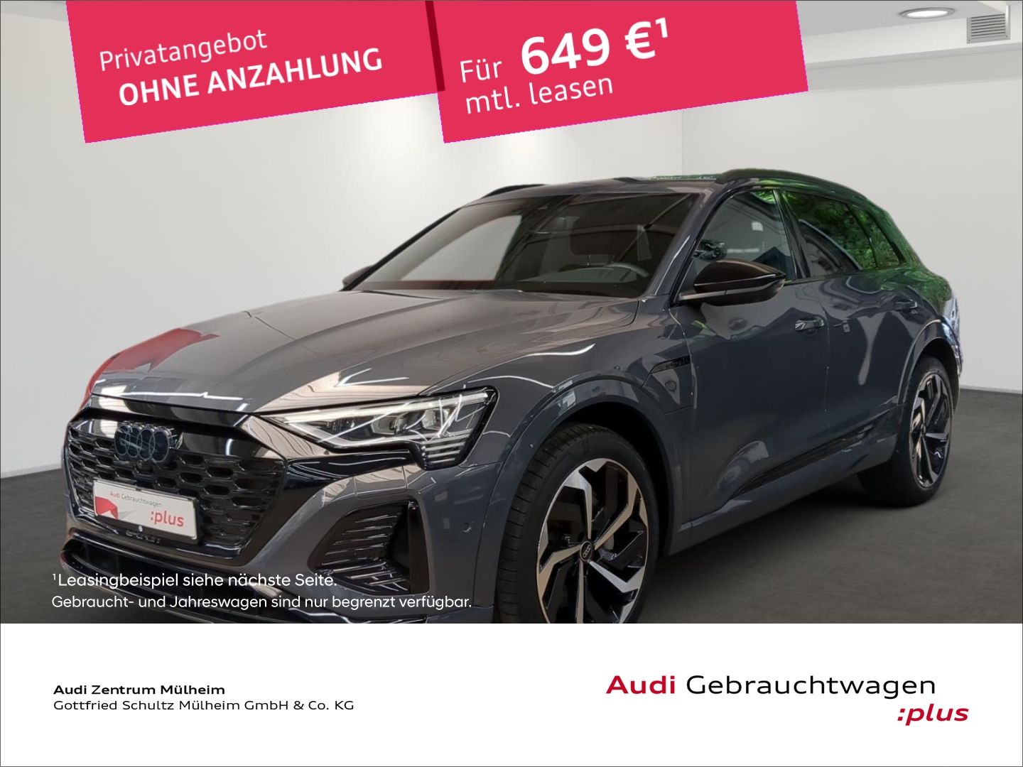 Audi Q8 e-tron 50 quattro S-Line Navi Matrix LED Pano