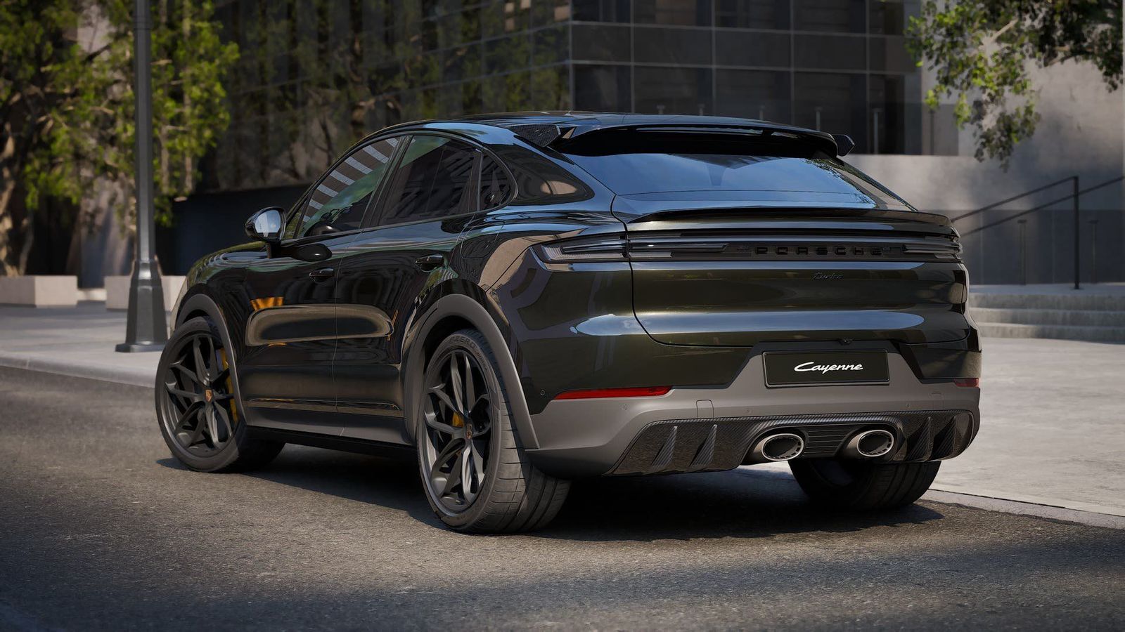 Porsche Cayenne Turbo E-Hybrid Coupé mit GT Pakket imagem 3