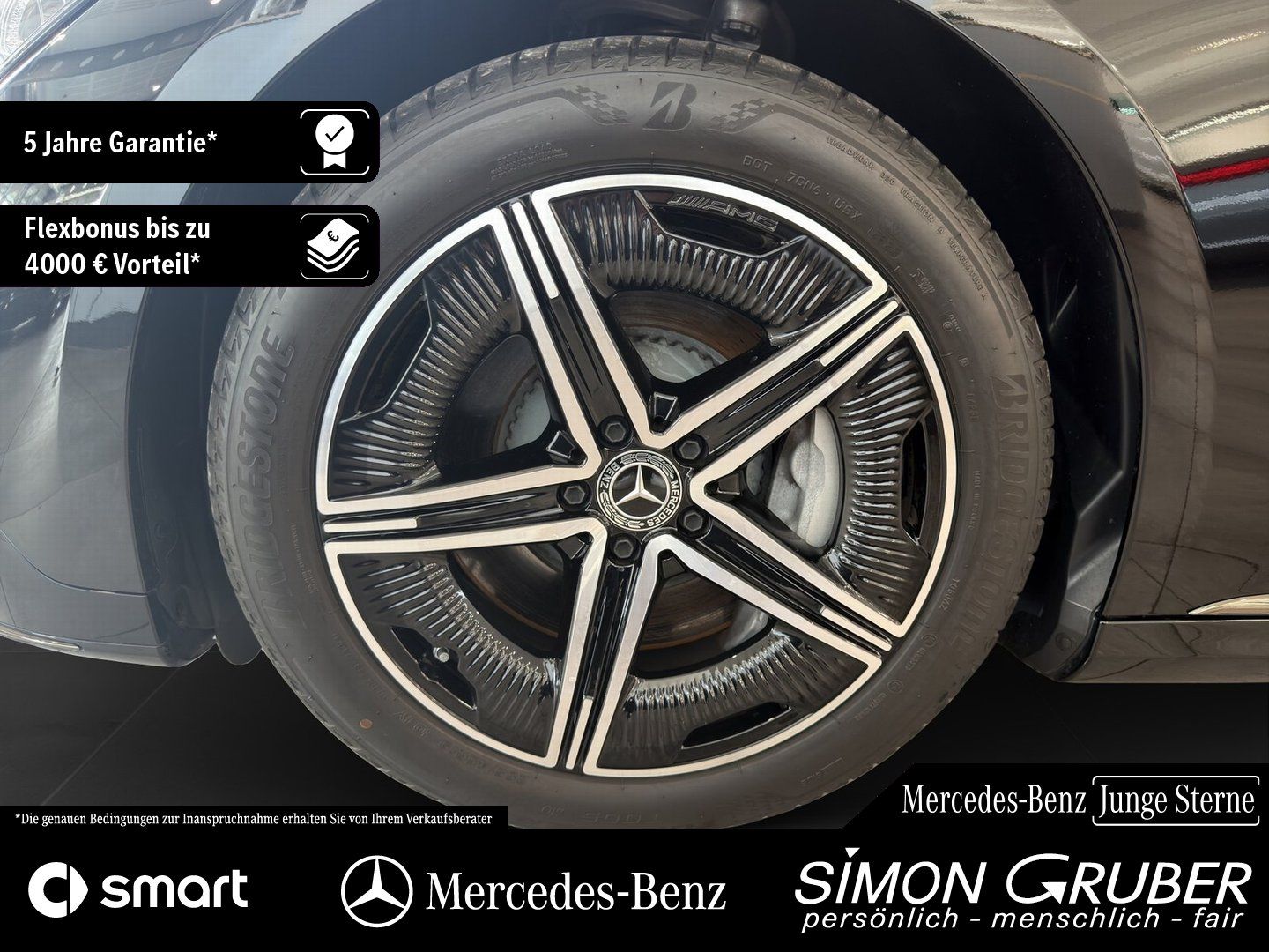 Fahrzeugabbildung Mercedes-Benz EQE 350 4M AMG Night Pano Airmatic HAL 0,25%