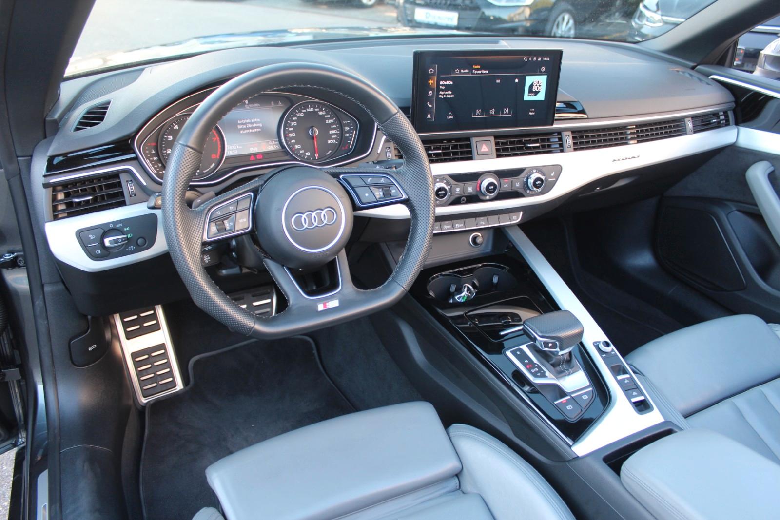 Audi A5 Cabrio 45 qu/2x S line/Leder/Matrix/REDUZIERT, миниатюра 30
