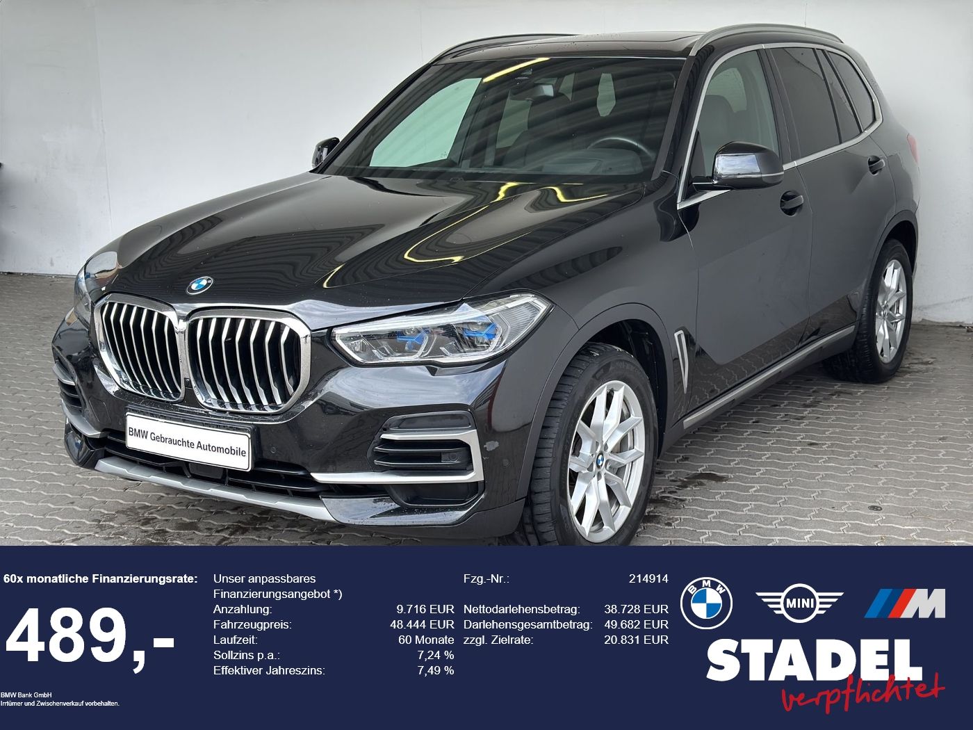 BMW X5 xDrive40d xLine Navi.Laser.ACC.Pano.Standheiz