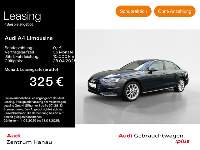 Audi A4 Limousine 40 TDI quattro advanced*KAMERA*OPTI