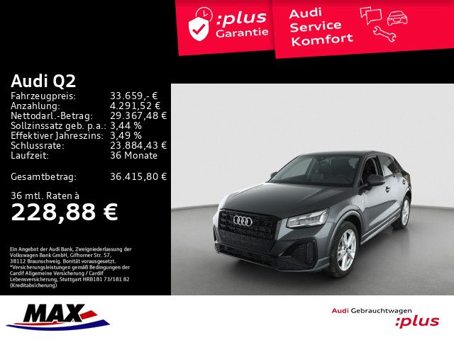 Q2 35 TFSI S LINE +OPTIK+MATRIX+AHK+NAVI+KAMERA+