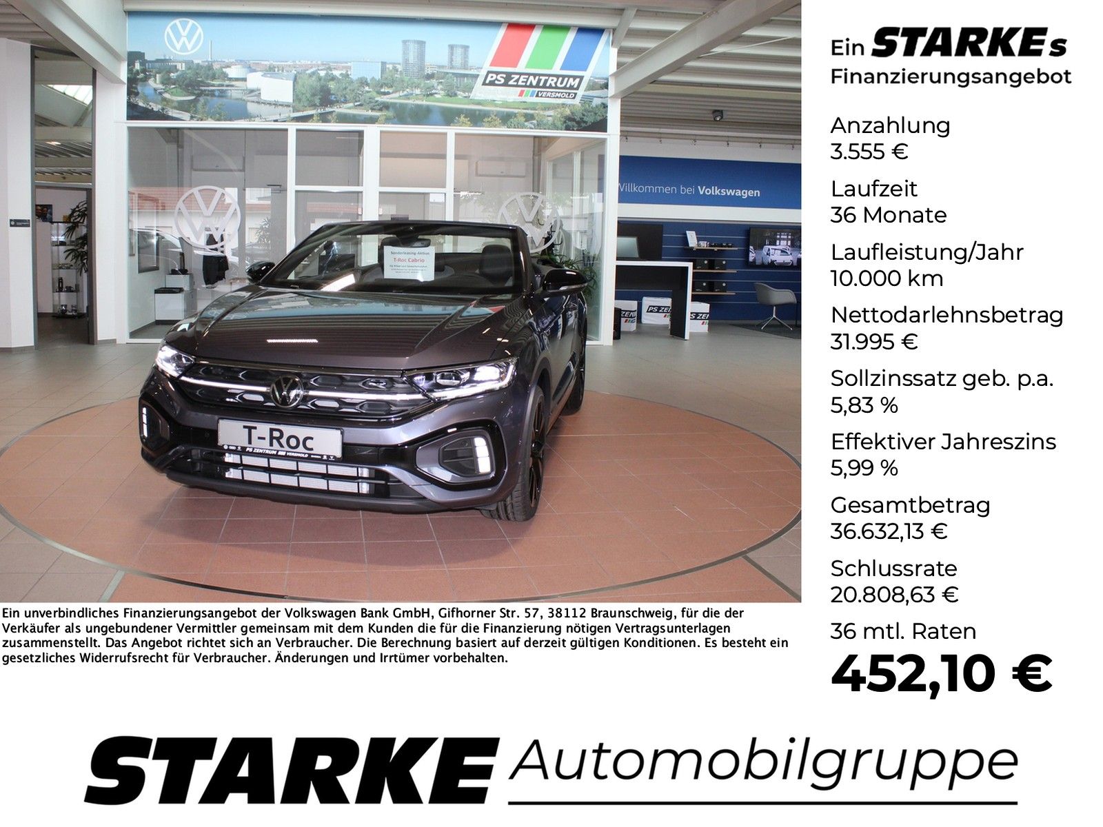 Volkswagen T-Roc Cabriolet 1.5 TSI DSG R-Line Black-Style