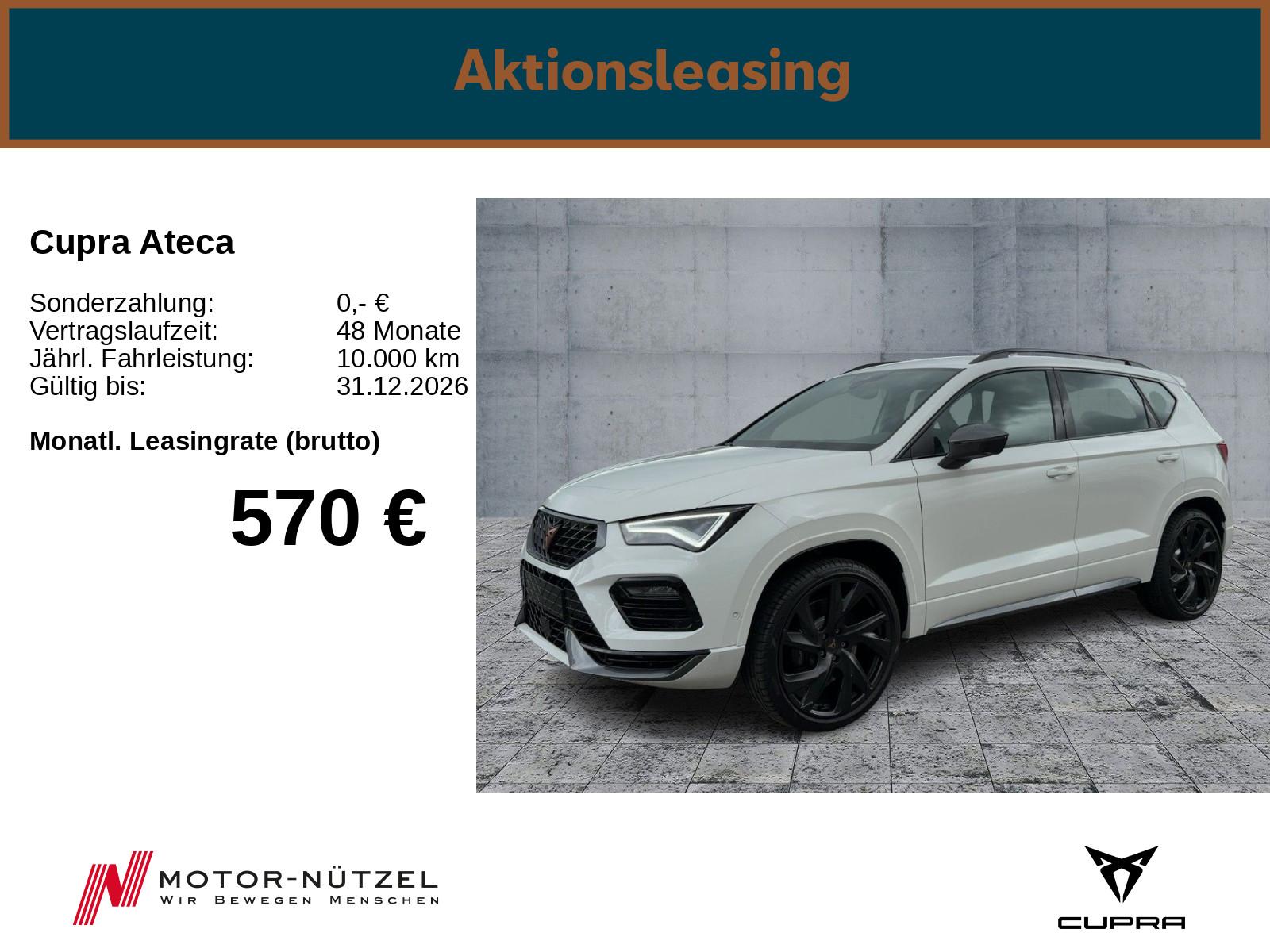 Cupra Ateca 2.0 TSI VZ Allrad 7-Gang DSG